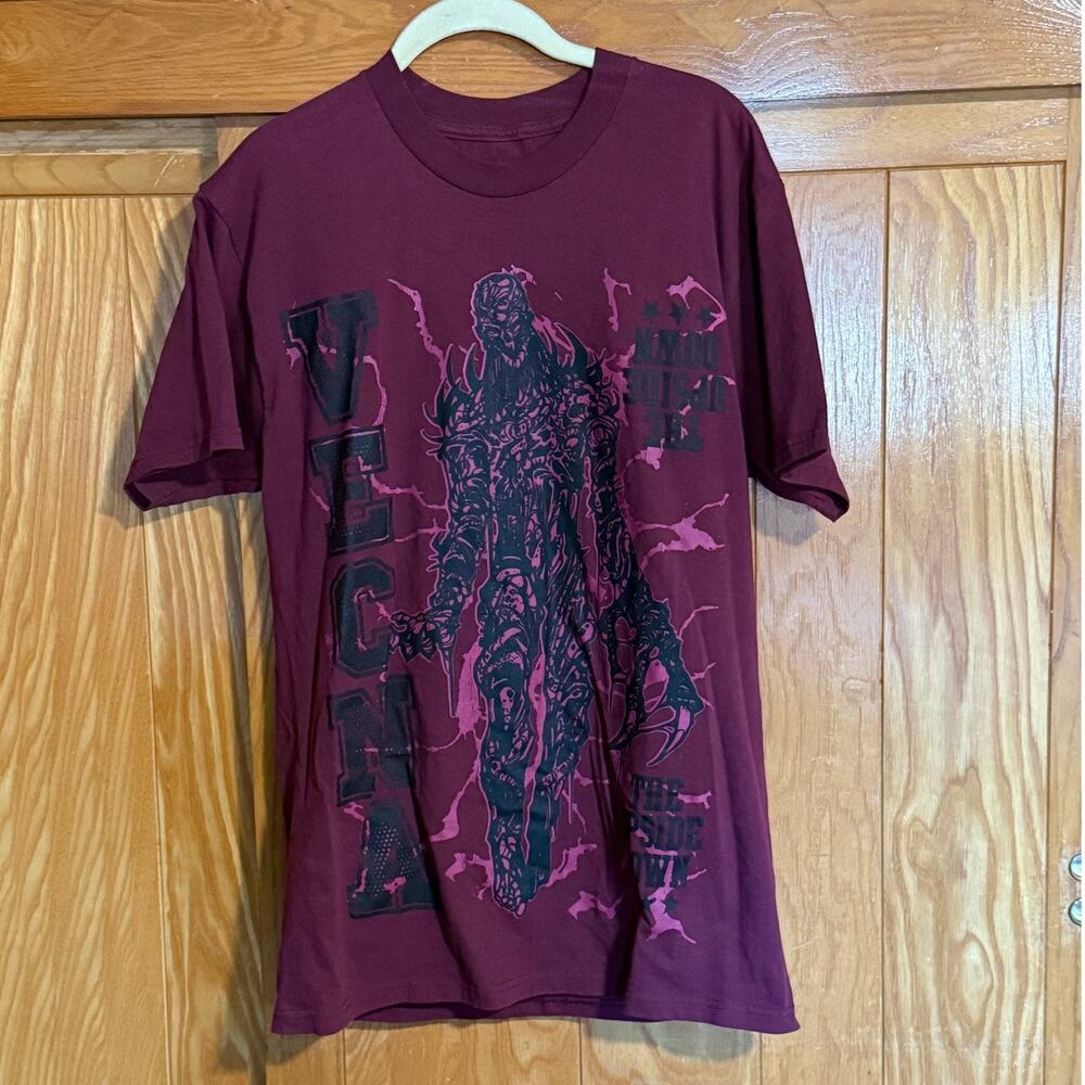 Stranger Things Vecna Graphic T-Shirt BoxLunch Maroon Medium